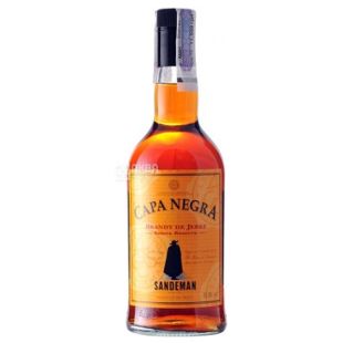 Capa Negra, Sandeman Jerez, Бренди, до 6 мес. выдержки, 0,7 л