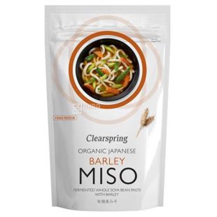 Clearspring, 300 г, Клиарспринг, Паста Мисо c пророщенным ячменем, органическая 