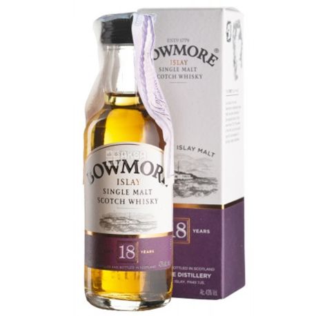 Bowmore 18 y.o., Виски односолодовый, 0,05 л