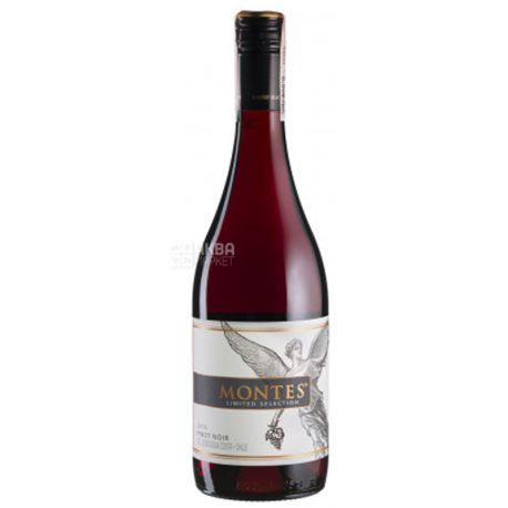 Montes, Pinot Noir Limited Selection, Вино червоне сухе, 0,75 л