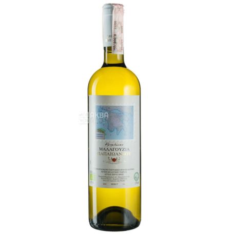 Papaioannou, Malagouzia, Dry white wine, 0.75 l