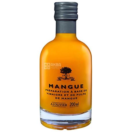 A L'Olivier, Vinegar with Mango Puree, 200 ml
