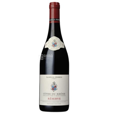Reserve Cotes du Rhone Rouge, Famille Perrin, Вино червоне сухе, 0,75 л