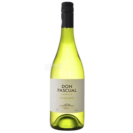 Don Pascual, Chardonnay Reserve, Вино белое сухое, 0,75 л