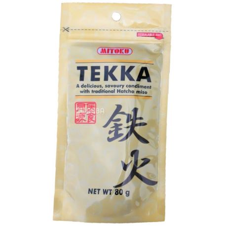 Clearspring Tekka, Приправа из соевых бобов, кунжута, овощей, специй, 80 г 