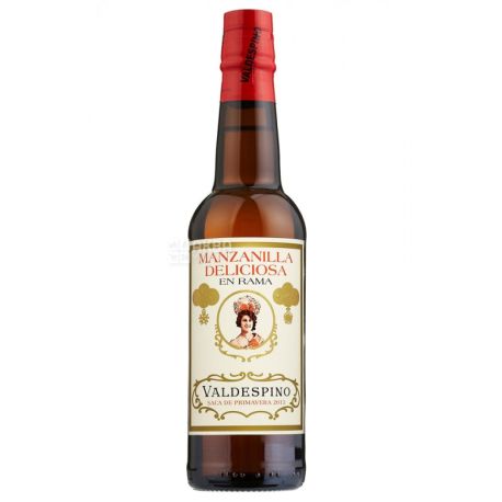Valdespino, Manzanilla Deliciosa En Rama Sherry, Вино белое сладкое, 0,375 л