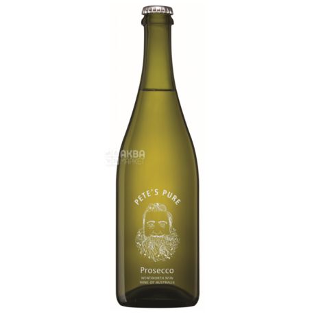 Pete’s Pure Prosecco, Вино белое игристое, 0,75 л