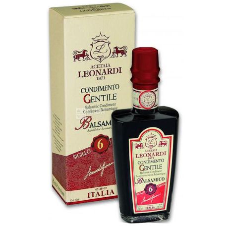 Leonardi, Balsamic Vinegar, 6 years old, 250 ml