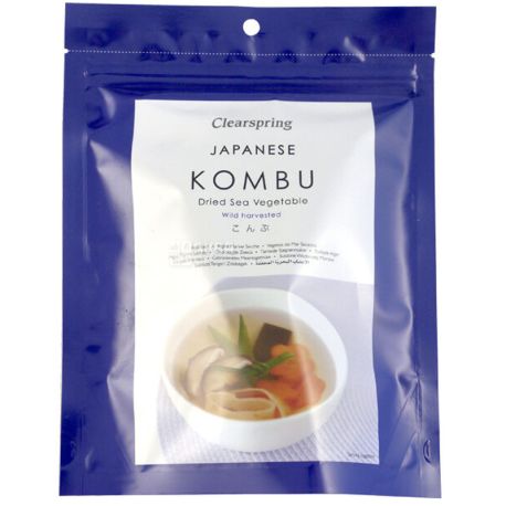 Clearspring, Водоросли морские Комбу Хоккайдо, сушеные, 50 г