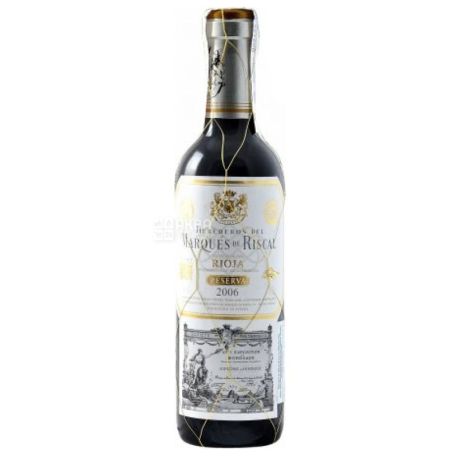 Marques de Riscal Reserva, dry red wine, 0.375 l