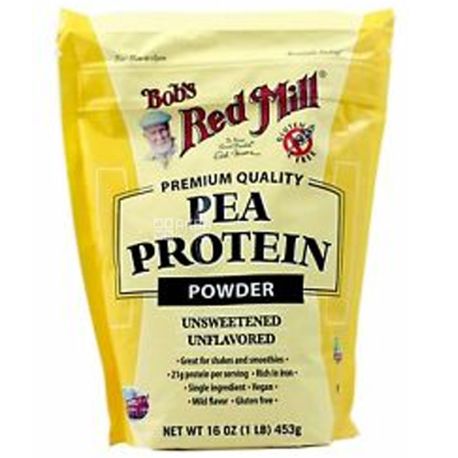 Bob's Red Mill, Протеїн гороховий, без глютену, 453 г