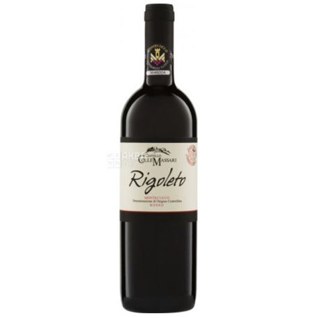 ColleMassari, Rigoleto, Dry red wine, 0.75 L