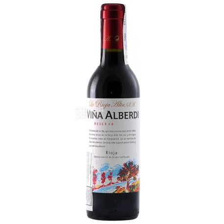 La Rioja Alta Vina Alberdi Reserva 2011, Вино червоне сухе, 0,375 л