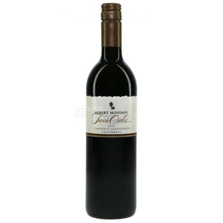 Robert Mondavi, Cabernet Sauvignon Twin Oaks, Вино красное сухое, 0,75 л