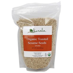 Kevala, Кунжут обжаренный органический, 453 г