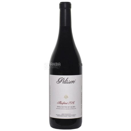 Pelissero Dolcetto d'Alba Munfrina, dry red wine, 0.75 l