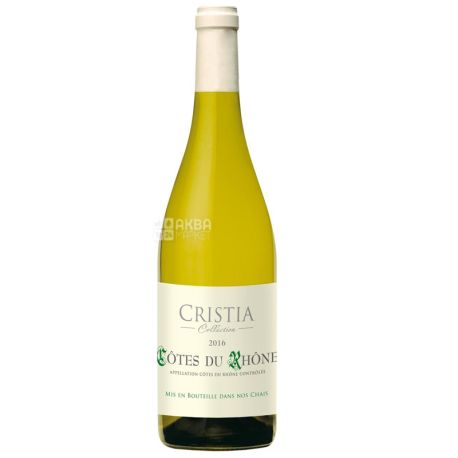 Cristia Collection Cotes du Rhone blanc, Вино белое сухое, 0,75 л