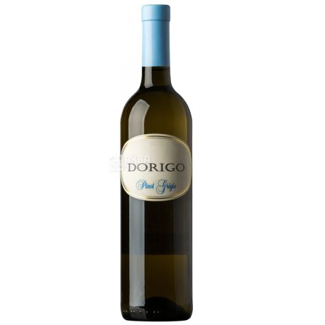 Dorigo, Pinot Grigio, Вино белое сухое, 0,75 л