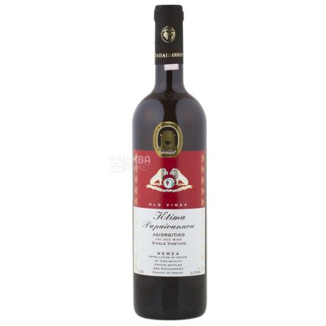 Ktima Papaioannou 2014 року, Вино червоне сухе, 0,75 л