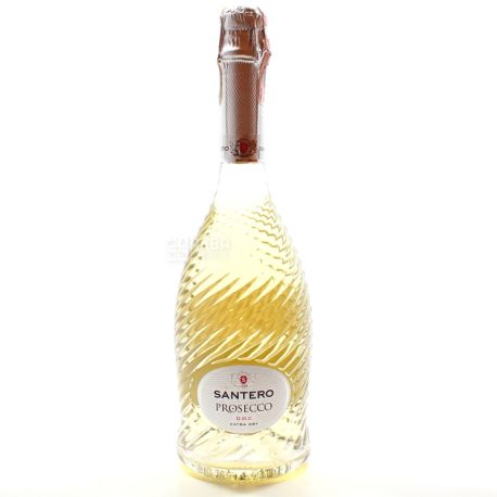 Prosecco Spumante Twist, Santero, Игристое вино Белое, сухое, 0,75 л
