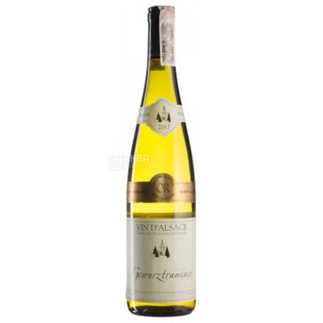 Hunawihr, Gewurztraminer Medaille Semi-Dry, Вино біле напівсухе, 0,75 л