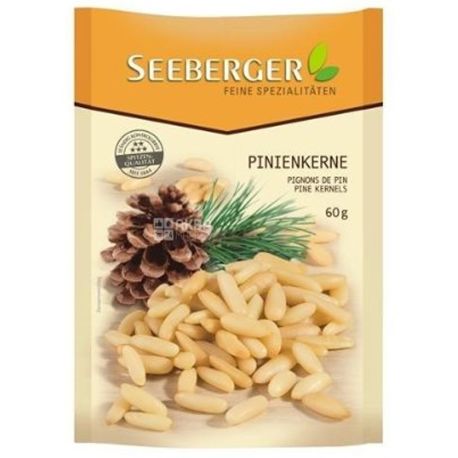 Seeberger, Ядра пінії екстра (кедровий горіх), 60 г