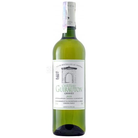 Chateau Guirauton Blanc, Вино біле сухе, 0,75 л