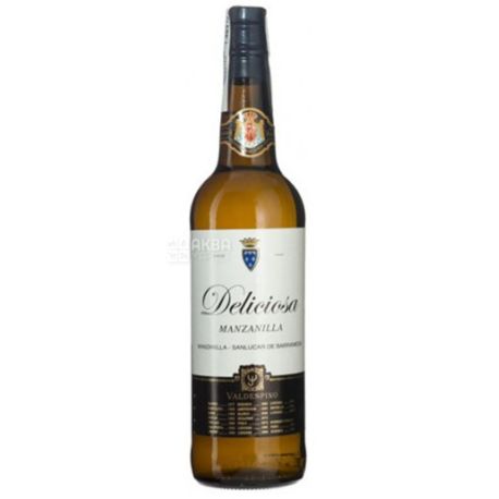 Manzanilla Deliciosa, Valdespino, Вино біле сухе, 0,75 л