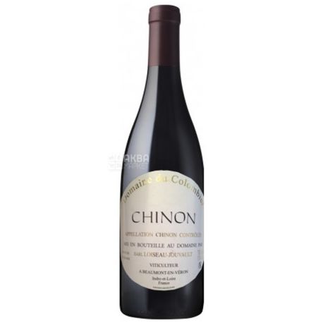 Chinon 2015, Domaine du Colombier, Вино красное сухое, 0,75 л
