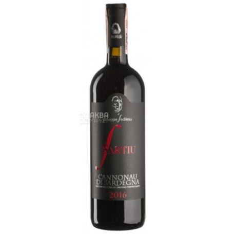 Sartiu 2016, Giuseppe Sedilesu, Вино красное сухое, 0,75 л