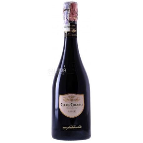 Cleto Chiarli Rose Brut, Вино игристое розовое, сухое, 0,75 л