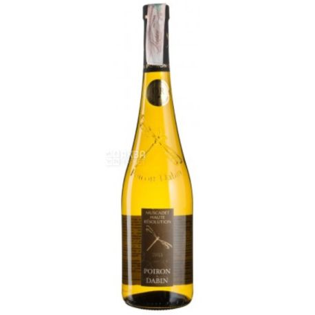  Poiron Dabin, Muscadet Haute Resolution 2013, Вино белое сухое, 0,75 л