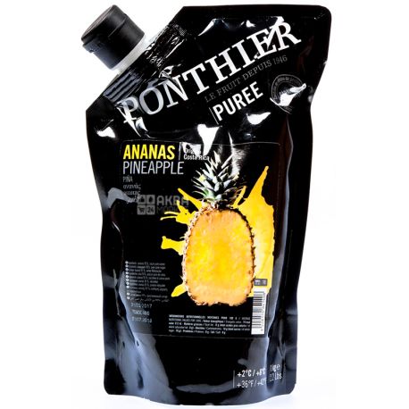 Ponthier, mashed pineapple chilled, 1 kg