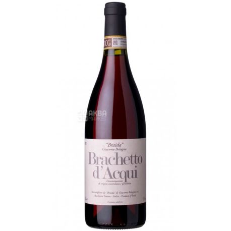 Braida di Bologna Giacomo, Вино червоне солодке Brachetto d`Acqui, 0,75 л