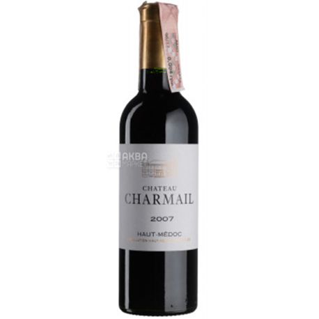 Chateau, Charmail 2007, Вино червоне сухе, 0,375 л