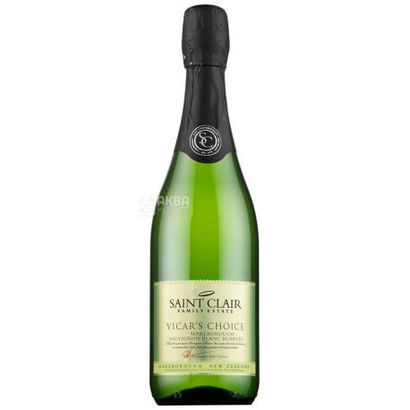 Sauvignon Blanc Vicar's Choice Sparkling, Вино ігристе біле, брют, 0,75 л