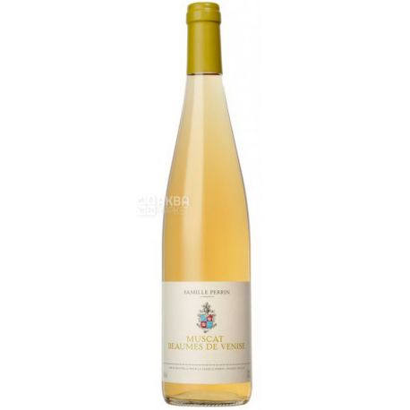 Perrin et Fils, Muscat Beaumes de Venise 2015, Вино біле солодке, 0,375 л