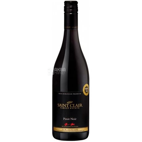 Saint Clair, Вино червоне сухе Pinot Noir Marlborough, 13,5%, 0,75 л