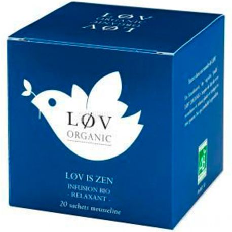 LoV Organic, Lov is Zen, 20 пак, Чай Лов Органік, Любов це Дзен, Ройбуш органічний