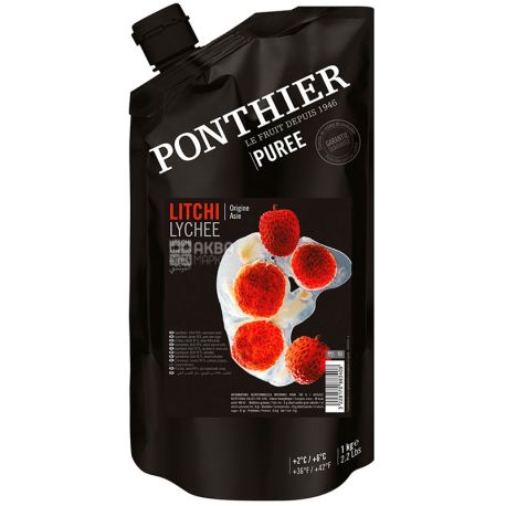 Ponthier, Lychee Puree, chilled, 1 kg