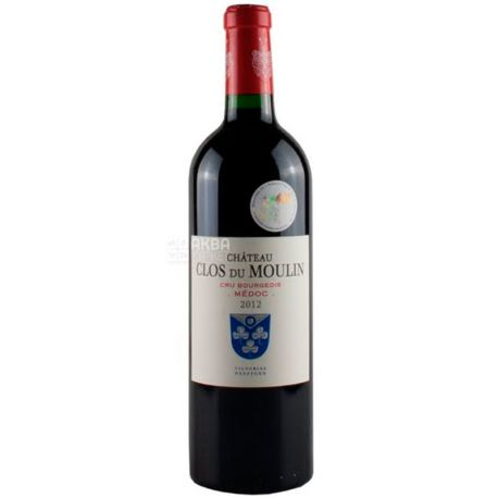 Chateau Clos du Moulin 2014, Вино красное сухое, 0,75 л
