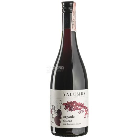 Yalumba, Dry red wine, Shiraz Organic, 2016, 750 ml
