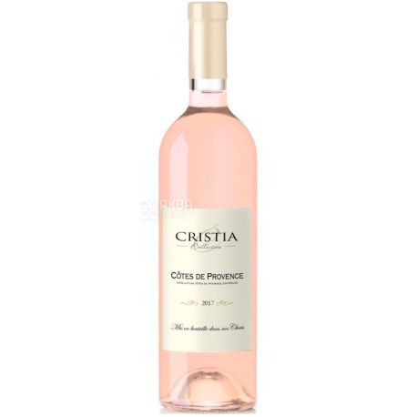 Cristia Collection, Вино розовое сухое, Cotes de Provence Rose Kosher, 2017, 0,75 л 