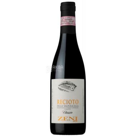 Zeni Recioto della Valpolicella Classic, Вино червоне солодке 0,375 л 