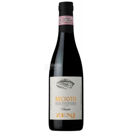 Zeni Recioto della Valpolicella Classic, Вино красное сладкое 0,375 л