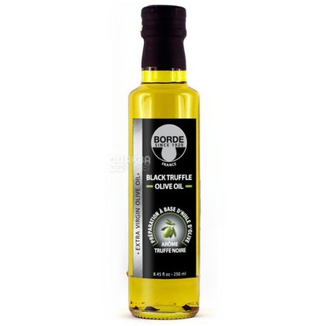 Borde Extra Virgin, Olive Oil with Black Truffle, 0.25 L