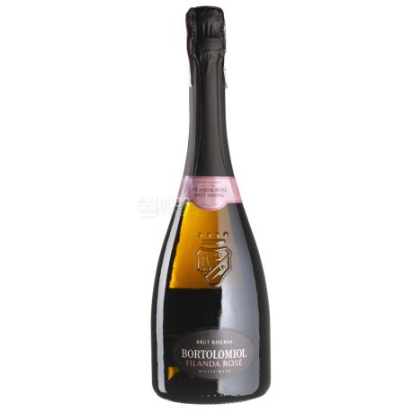 Bortolomiol, Вино игристое розовое Filanda Riserva, 0,75 л