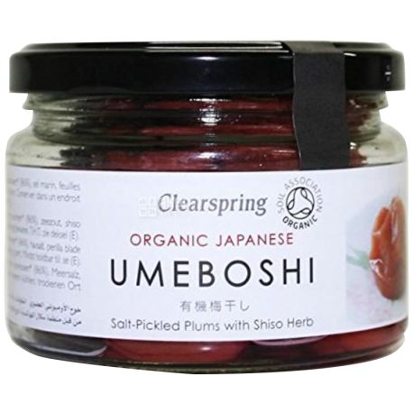 Clearspring, Marinated Plums, Organic Japanese Umeboshi, 200 g