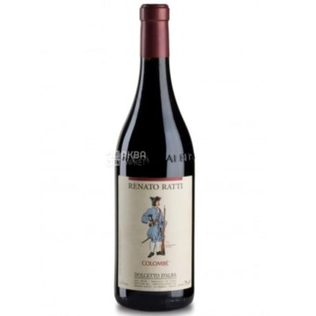 Renato Ratti Langhe Dolcetto Colombe, Вино красное сухое, 0,75 л