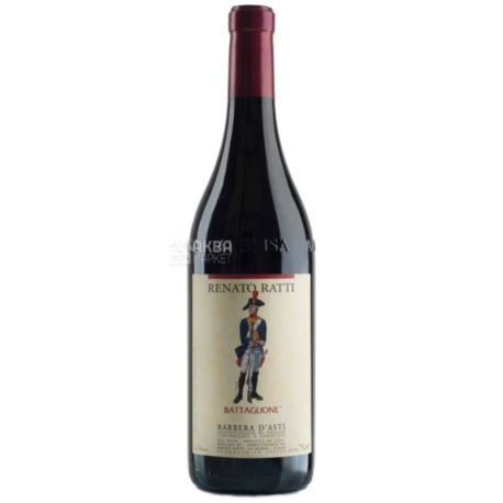 Renato Ratti Barbera d'Asti, Вино червоне сухе, 0,75 л
